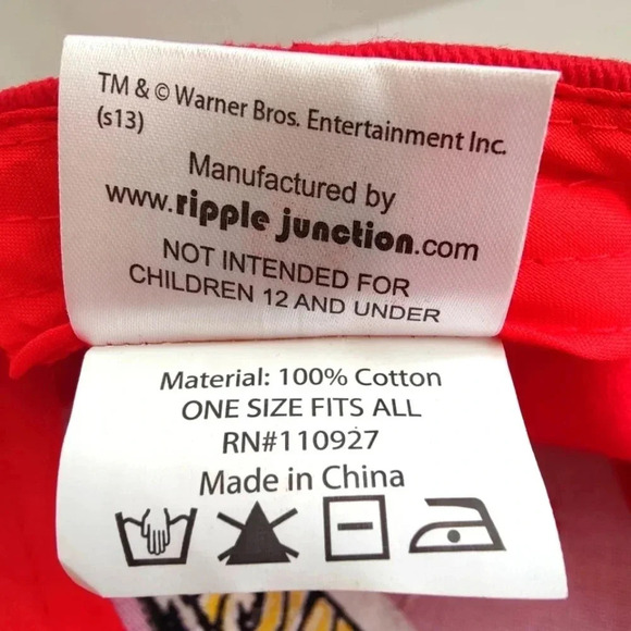 Big Bang Bazinga! Snapback Hat Cap, One Size Adjustable, Red - Picture 7 of 8